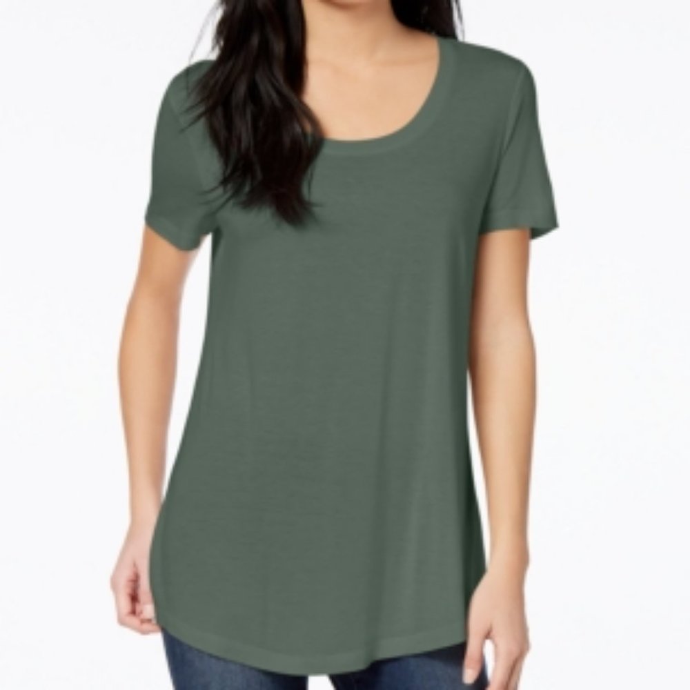 Maison Jules Scoop-Neck T-Shirt 726895140965